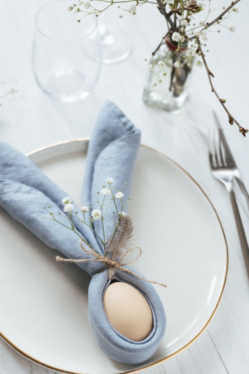 zajączek z serwetki