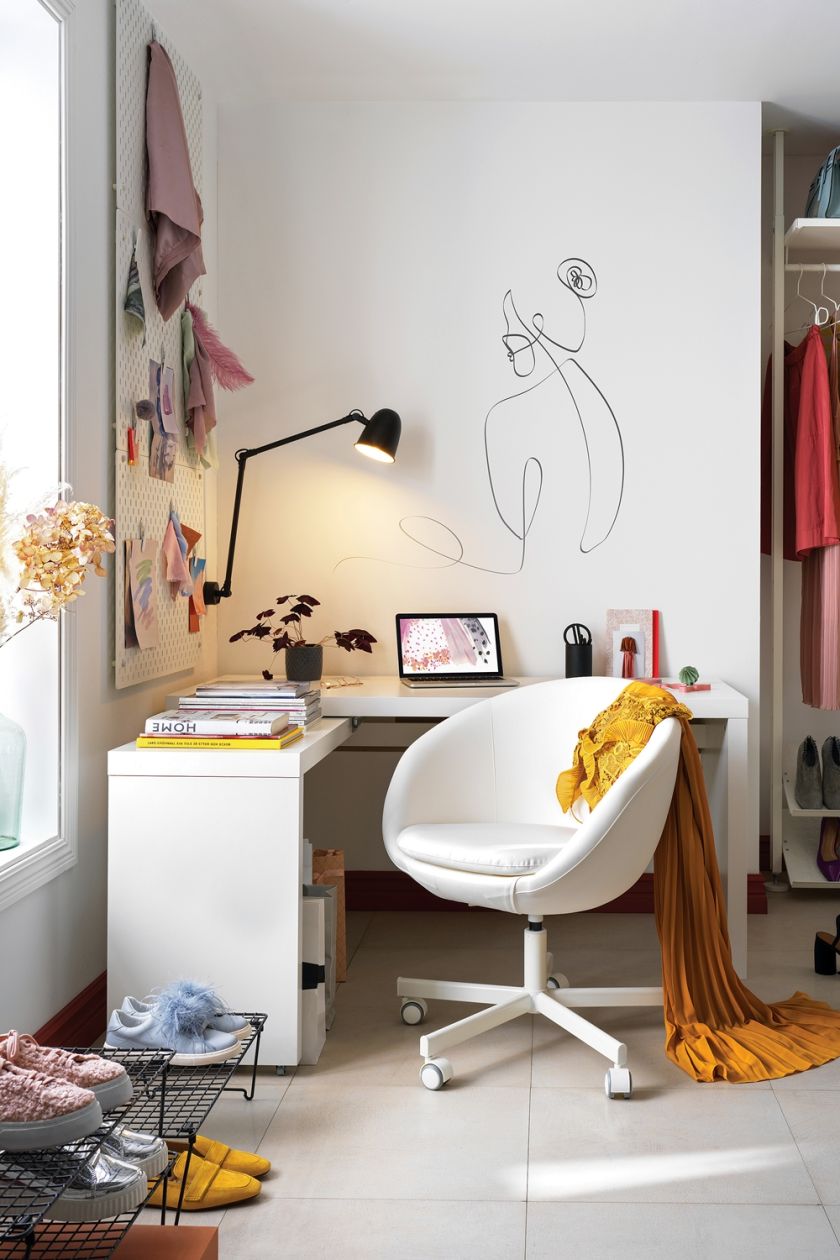 jak urządzić miejsce do pracy w domu