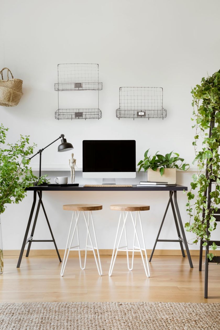 metalowe półki wiszące