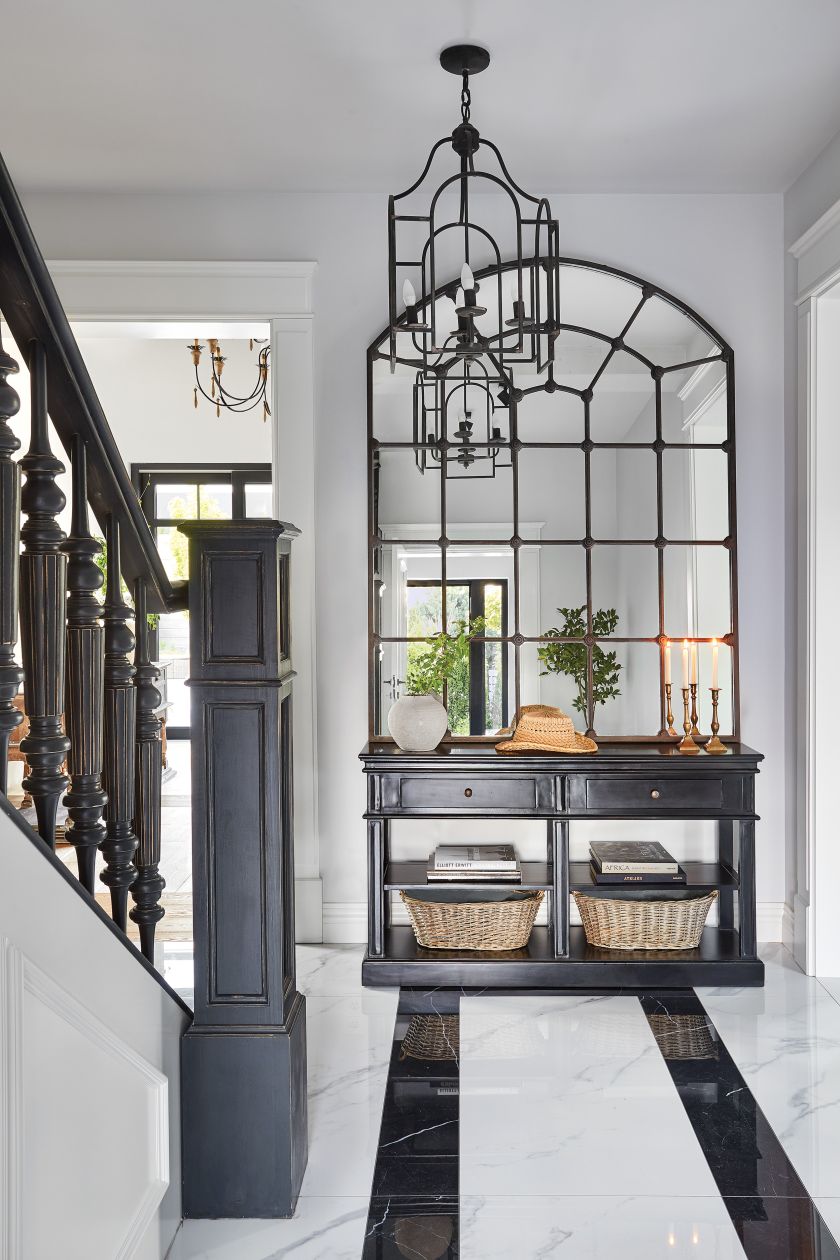 przedpokój hol w stylu klasycznym