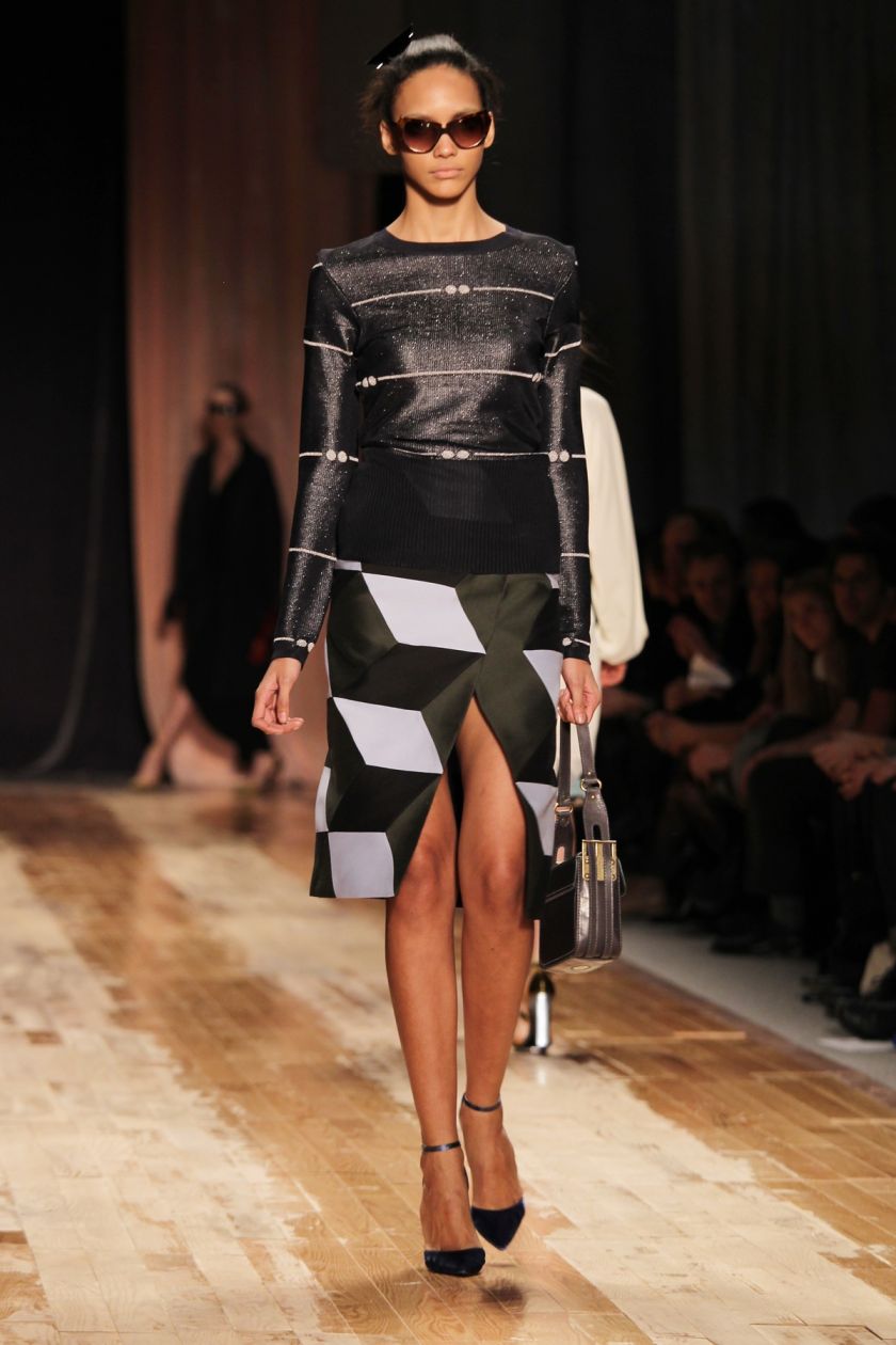 Art déco - moda jesienna kolekcja Cynthii Rowley z 2011, pokaz w Nowym Jorku