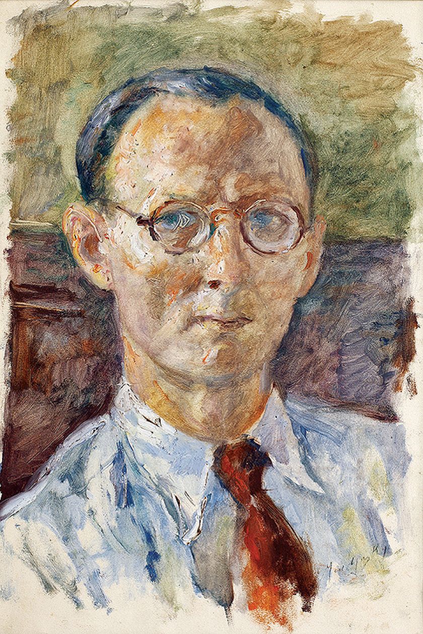 Autoportret , 1930 r. Maurycy Mędrzycki: poeta prowansalskiego pejzażu