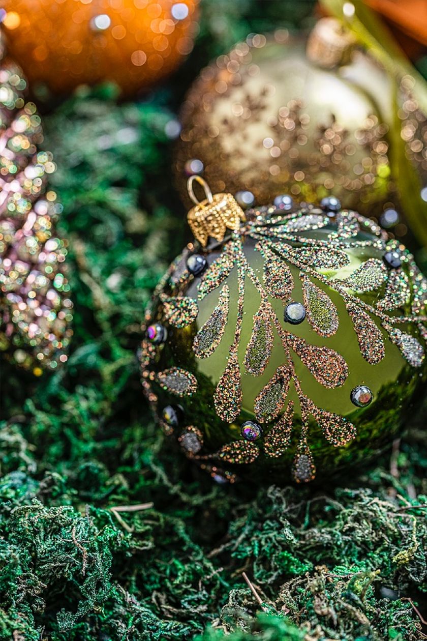 RĘCZNIE DEKOROWANE BOMBKI Z KOLEKCJI Wild Forest, DAGMARA, DAGMARA.PL
