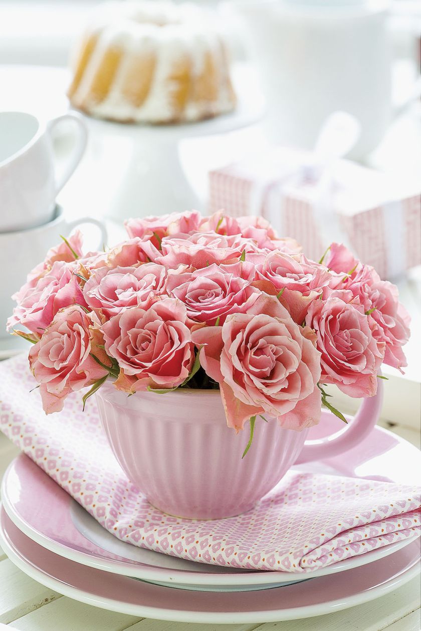 Dzbanek, waza, filiżanka. Wszystko to wyjątkowo dobre miejsca dla róż!