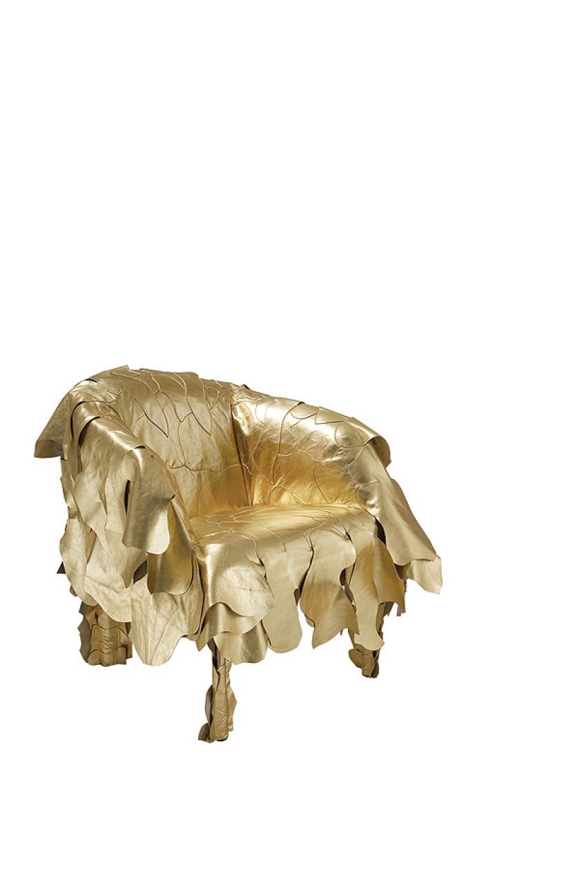 Fotel Leather Works włoskiej firmy Edra.