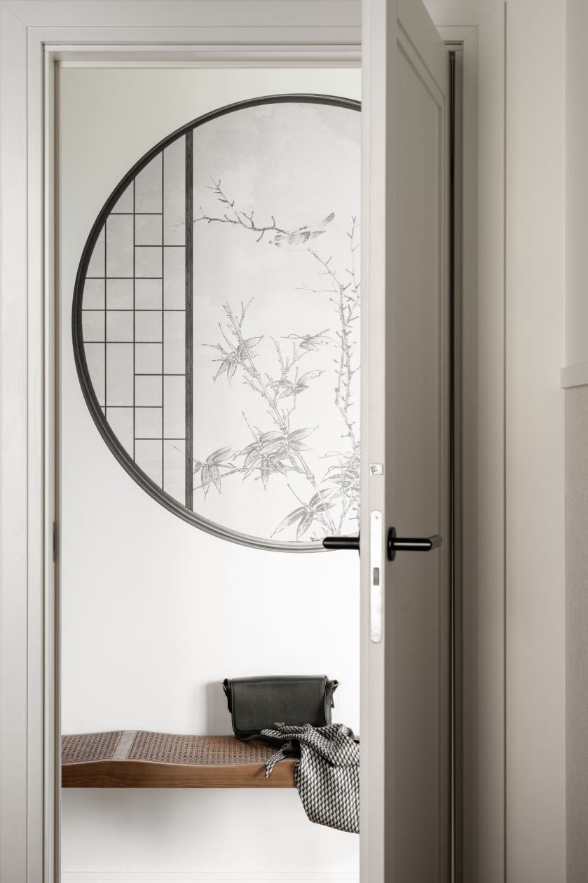 przedpokój w stylu japandi