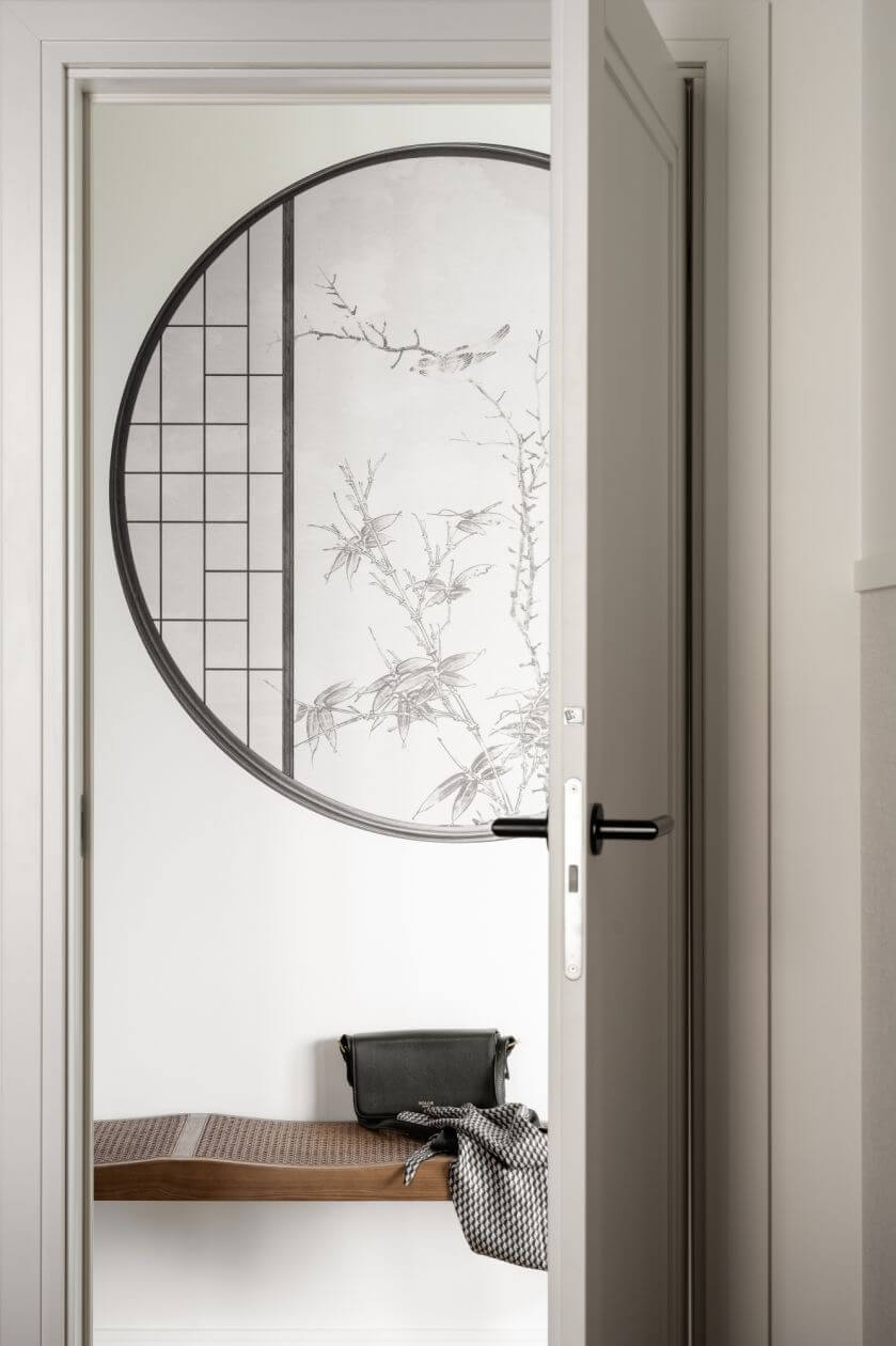 przedpokój w stylu japandi