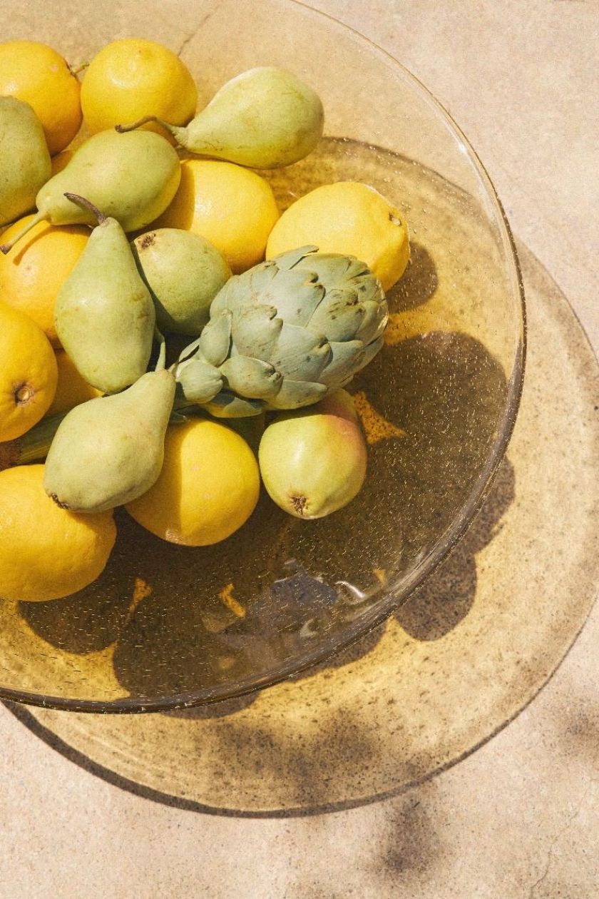 misa na owoce i przekąski na letni stół