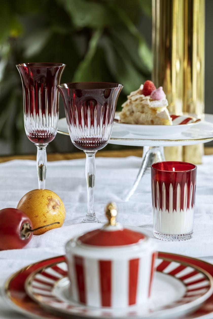 porcelana na jesienny stół