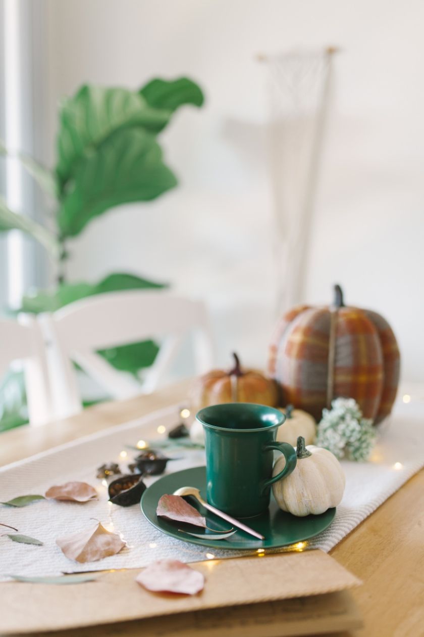 Dekoracje z białej dyni