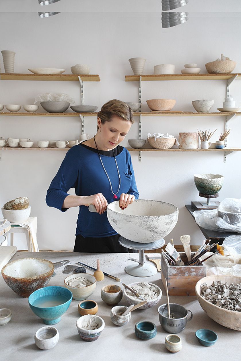 Dom wypełniony ceramiką