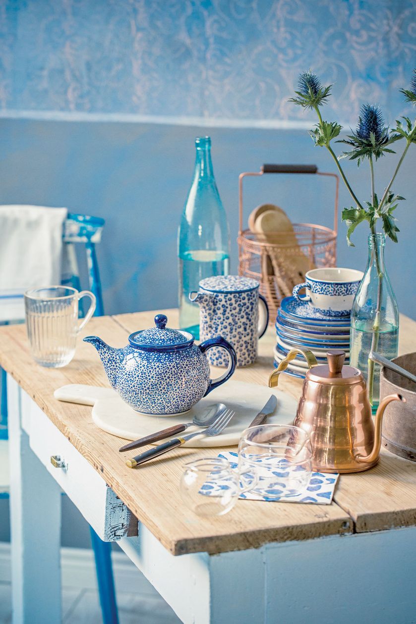 Kolekcja Blue Line z Manufaktury Bolesławiec