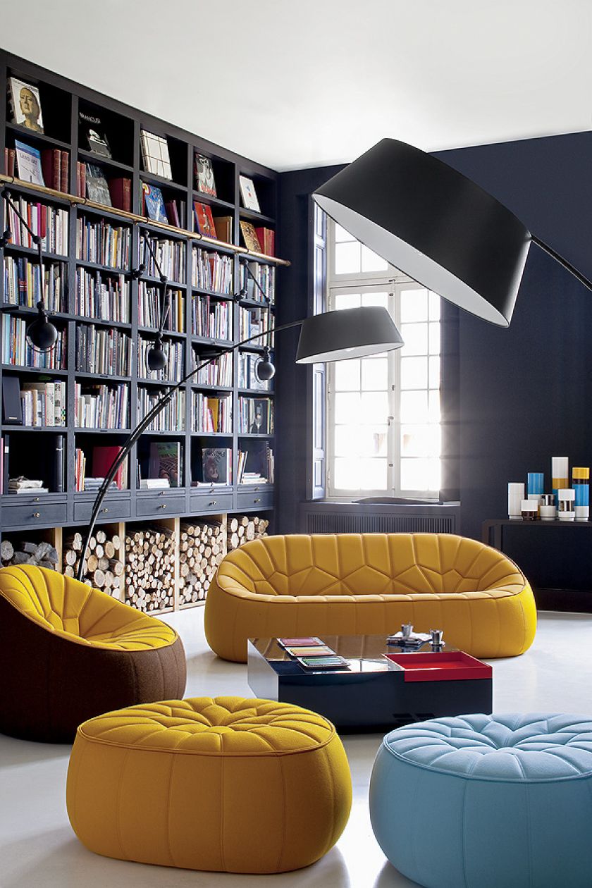 Kolekcja Ottoman inspirowana marokańskimi podnóżkami, od 2049 euro, Ligne Roset.