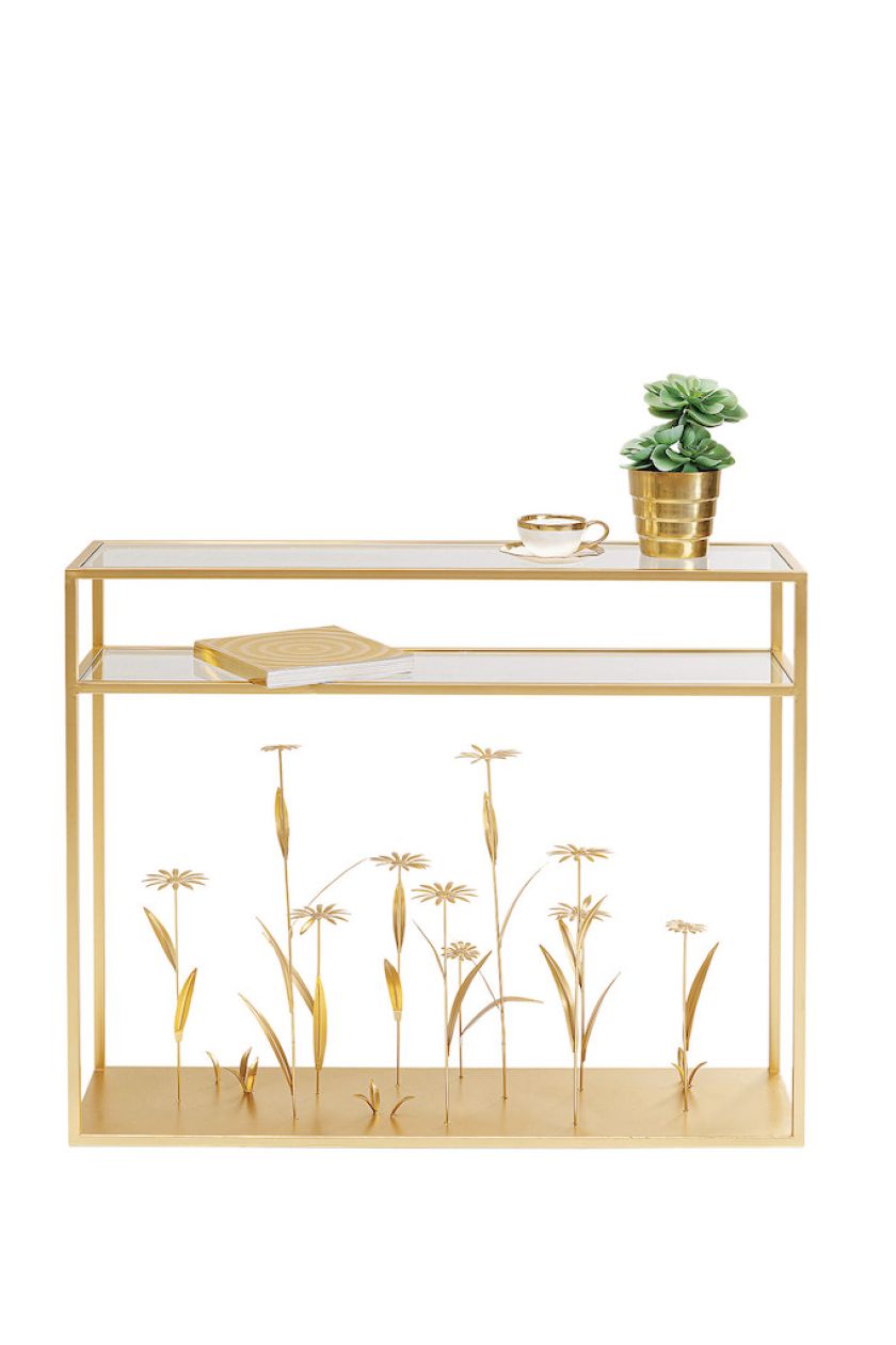 konsola w stylu country glam