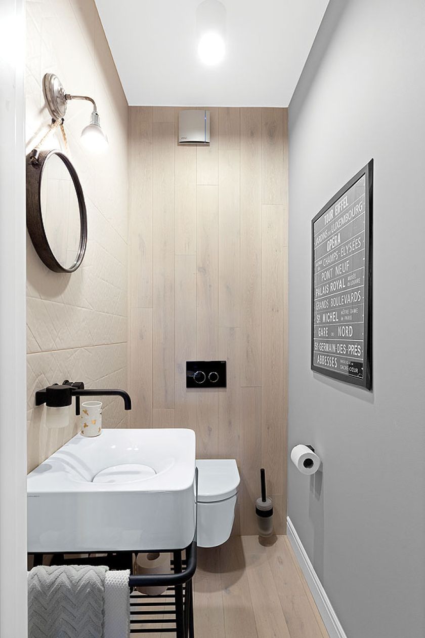 Łazienka w stylu skandynawskim. Mieszkanie w stylu skandynawskim