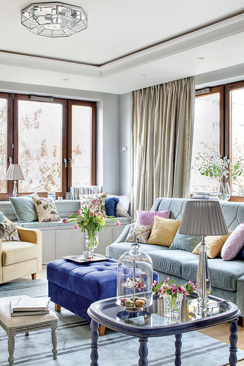 Wielkanocne dekoracje wnętrz w stylu francuskim