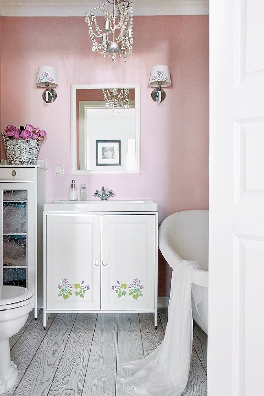 Wiosenne kwiaty - szablon do malowania