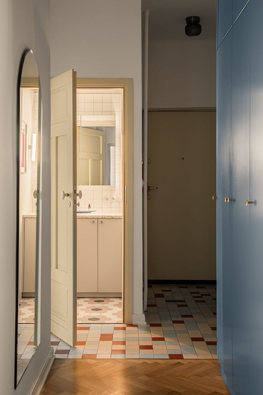 aranżacja mieszkania w modernistycznej kamienicy