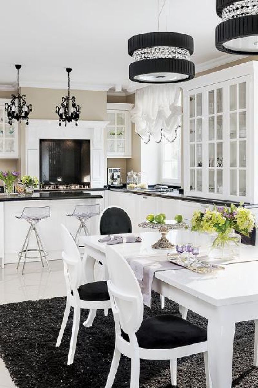 kuchnia w stylu glamour