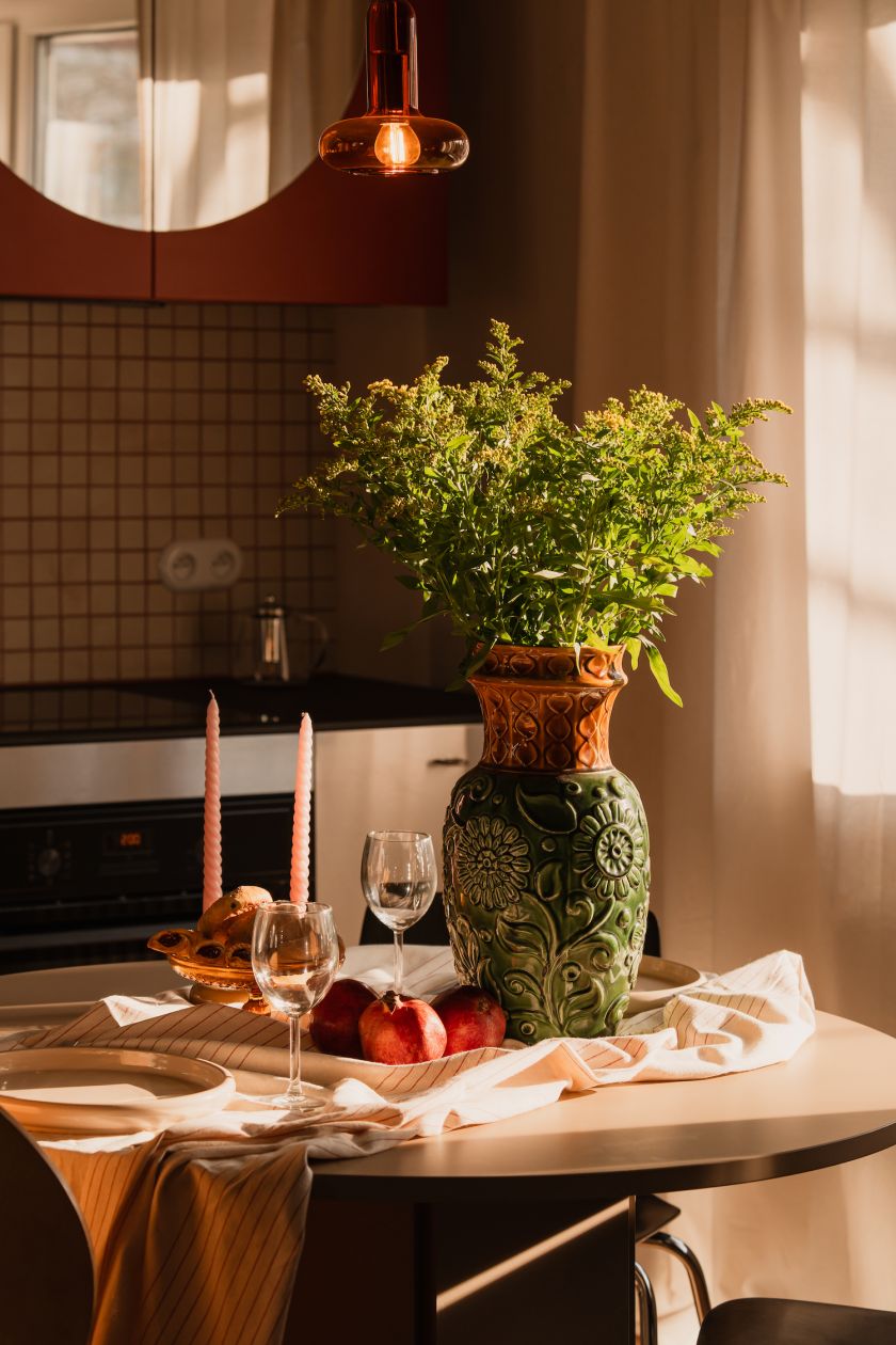 vintage i nowoczesny design w kuchni