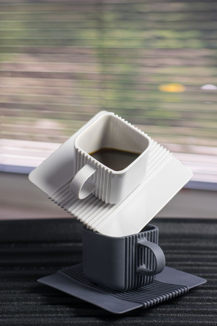 Filiżanki z serii System, Ćmielów Design Studio, porcelana.pl