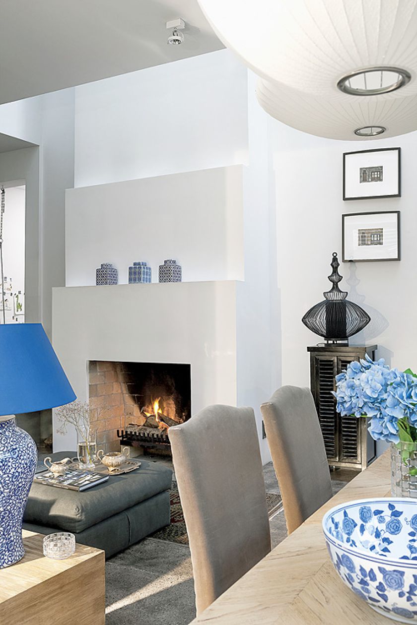 O kominek potknęło się pięć ekip. Żadnej nie udało się wymurować paleniska. Robert sam poprawiał wentylację.