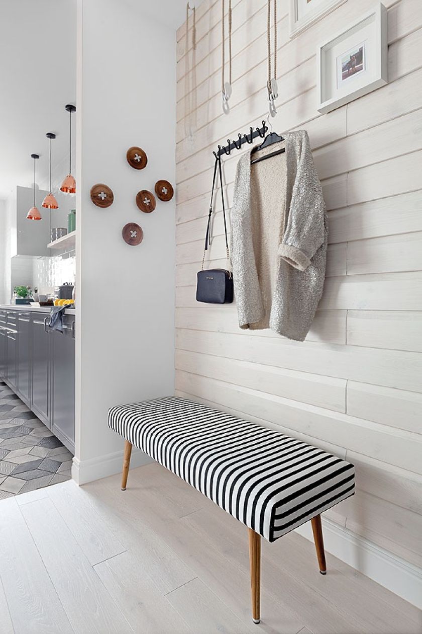 przedpokój w stylu skandynawskim