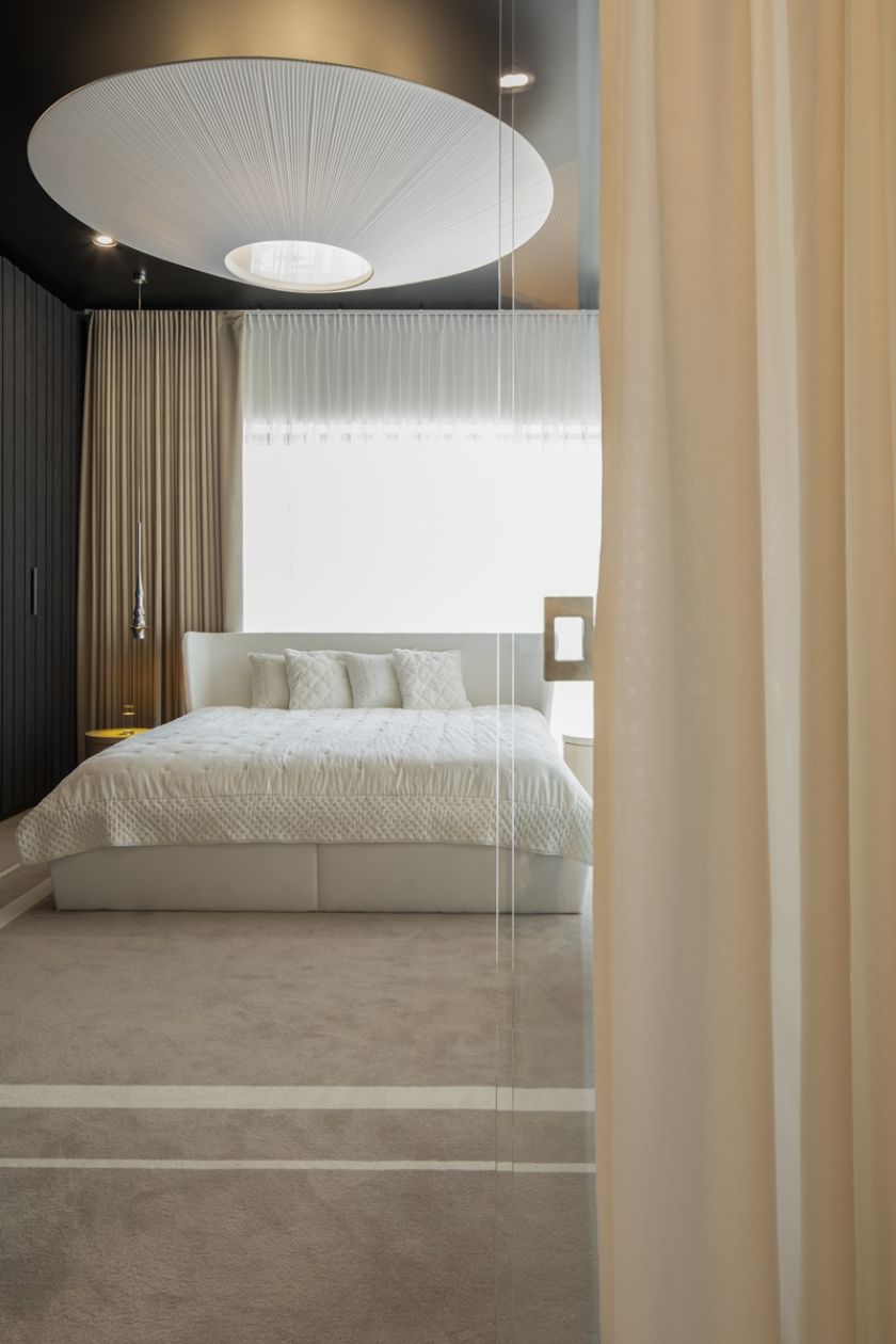 styl glamour sypialnia