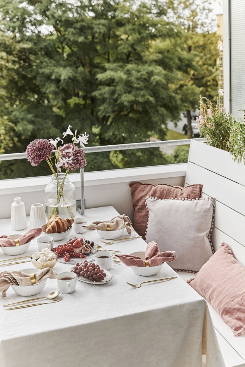 romantyczny balkon aranżacje