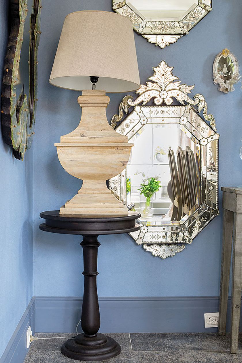 Stylowe meble i dodatki. Błękitny klucz do szczęścia