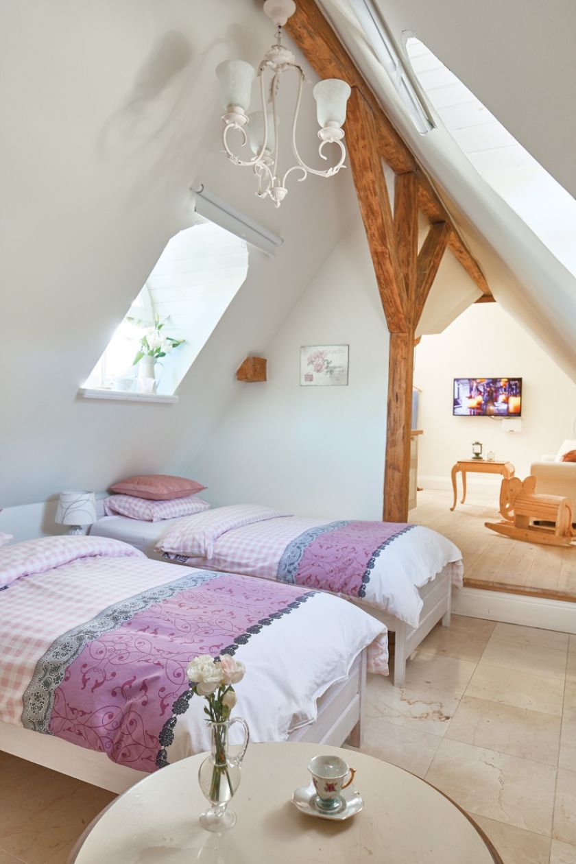 sypialnie w pałacu osowa sień