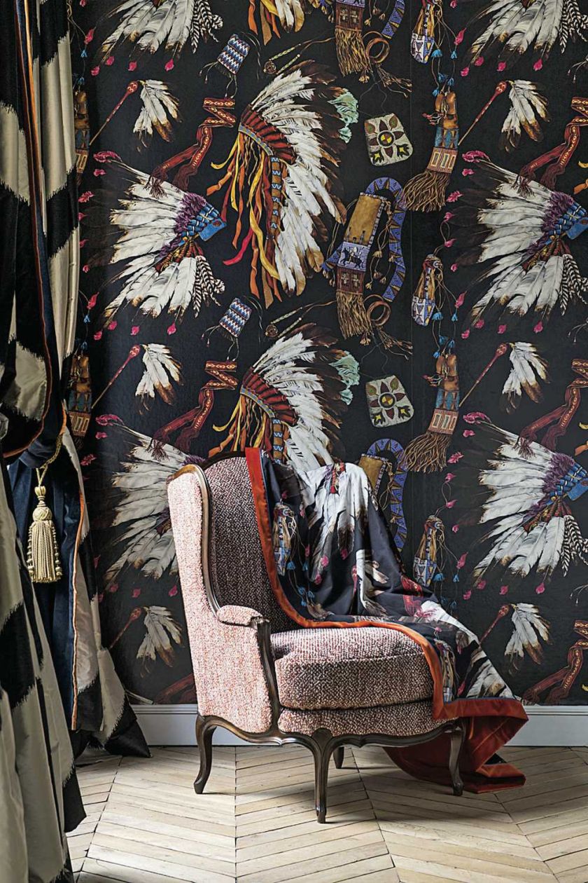 Tkanina GRAND CANYON z najnowszej kolekcji Arapahos, nadruk na bawełnie, PIERRE FREY,