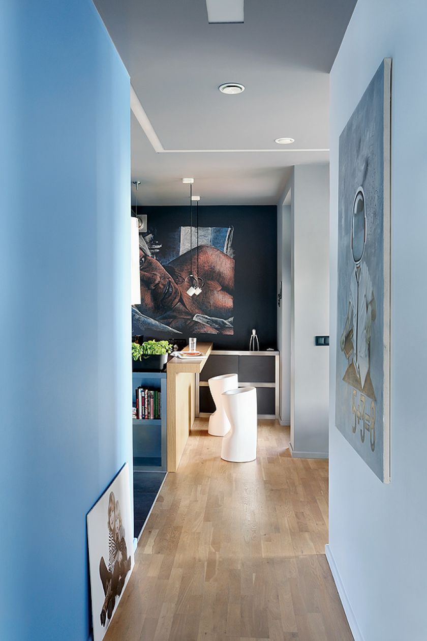 Trudno się zdecydować, co w tym krakowskim domu najpierw podziwiać. Czy widoki za oknem i Tatry w tle, czy