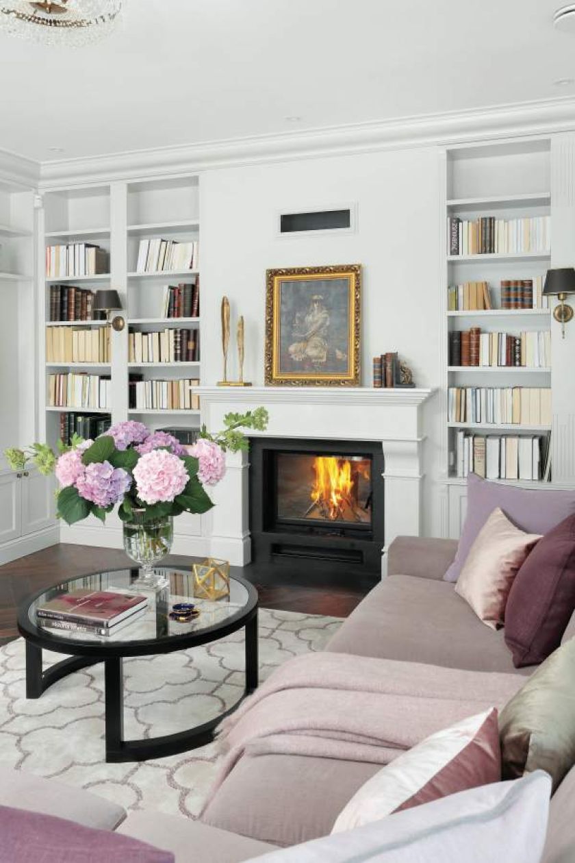 Marsala, wrzos i fiolet we wnętrzach modern classic