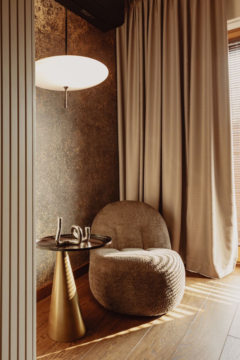 przytulny kącik w pokoju do pracy