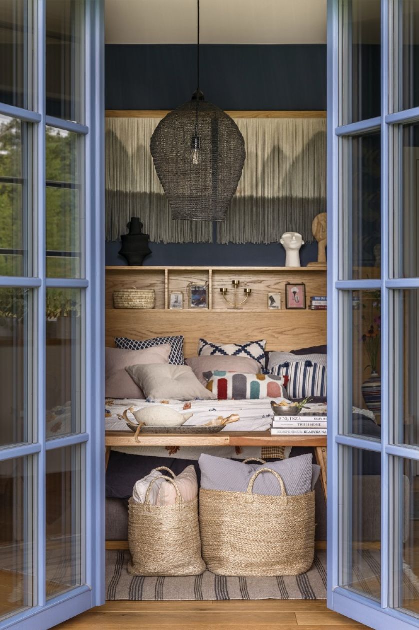 sypialnia w stylu skandynawskim