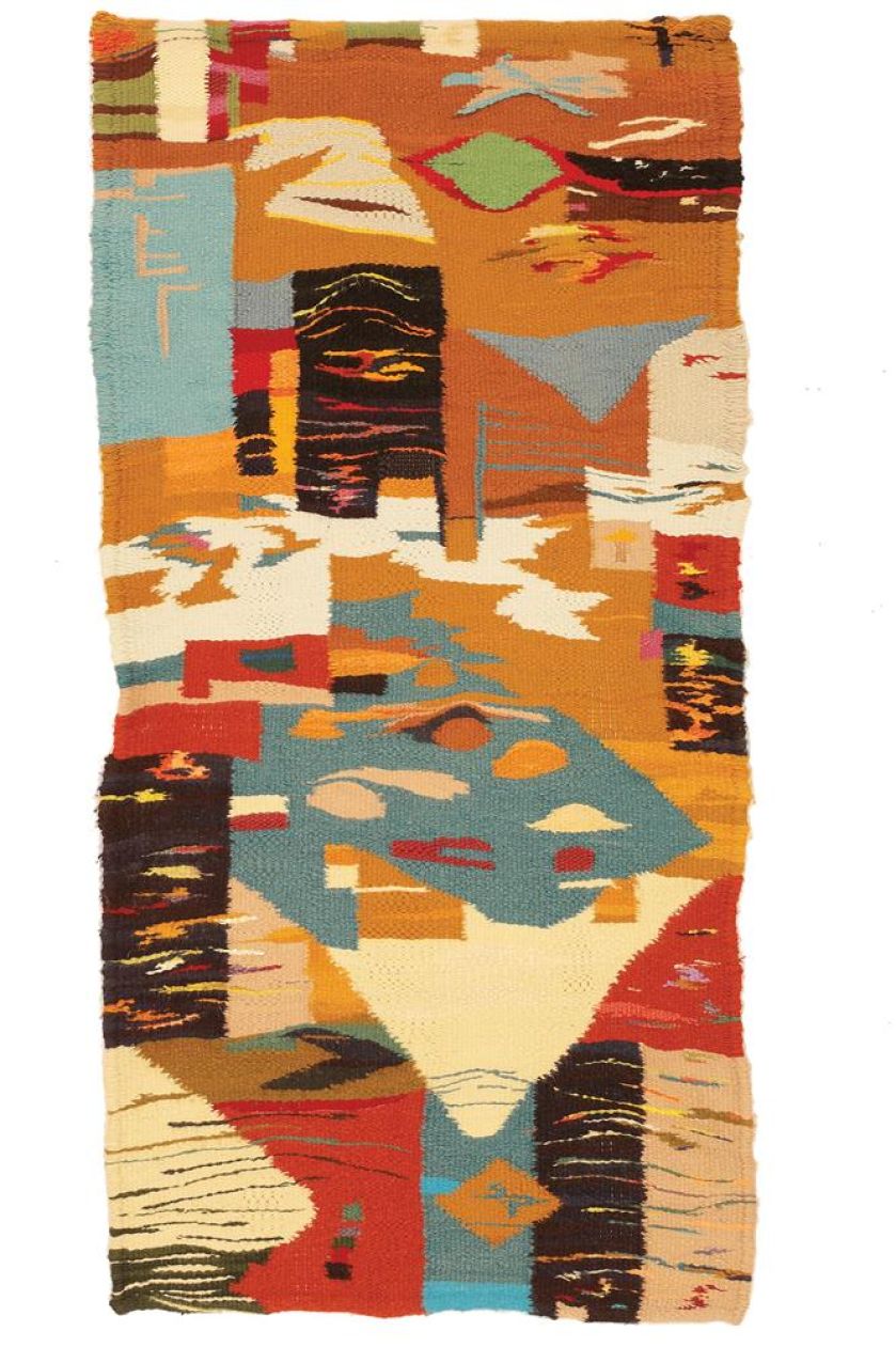 Bez tytułu, tkanina, 165 x 85 cm, 1991 r.