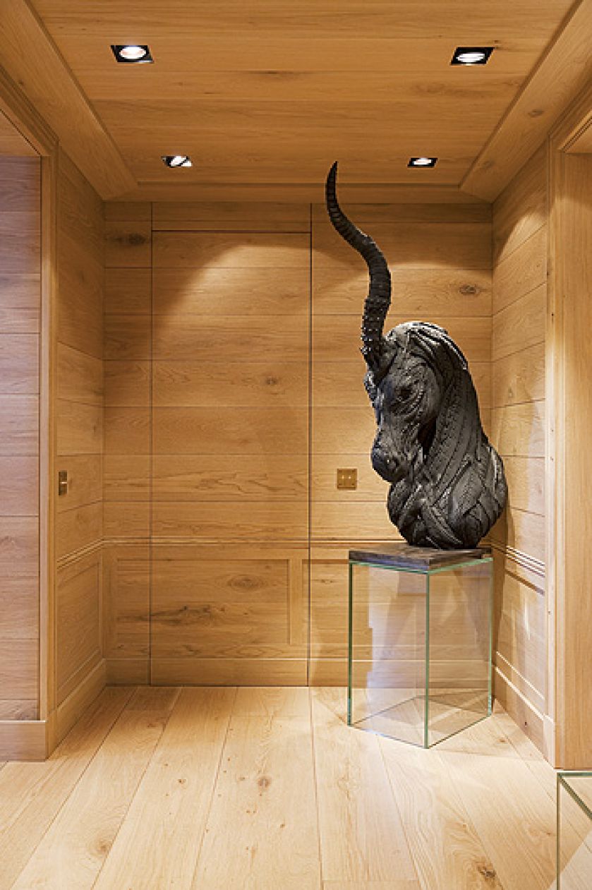 Drewniany dom w górach