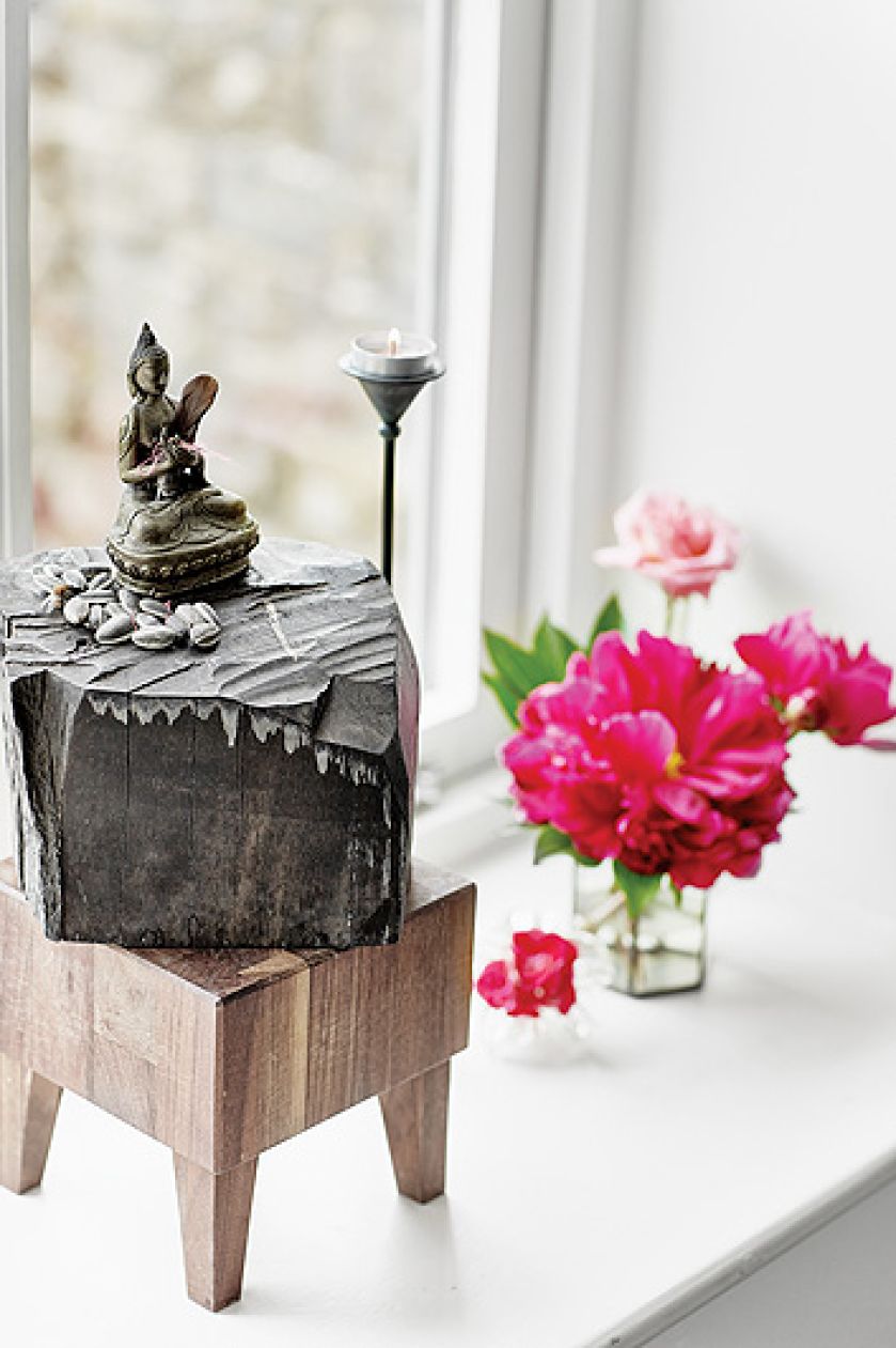 Figurka przywieziona z wakacji w Indiach.