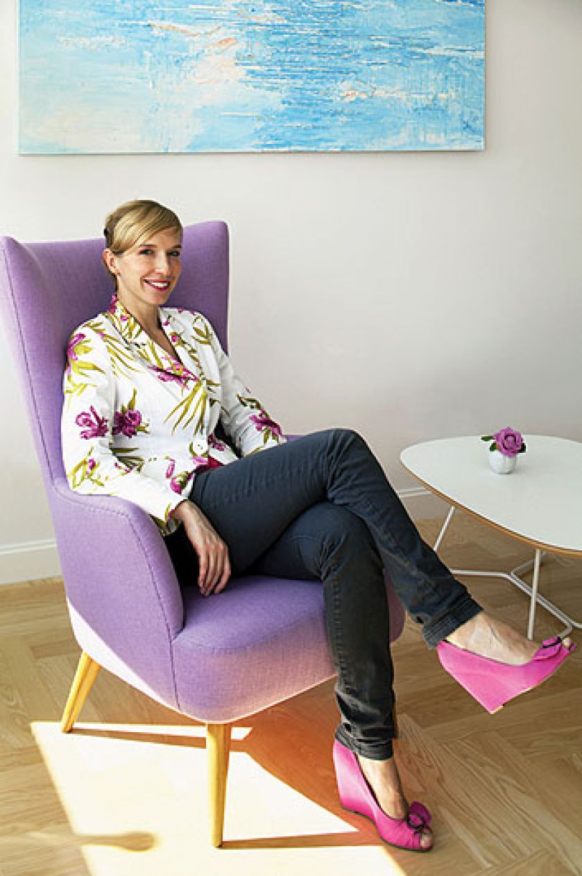 fot. Joanna Siedlar. Botaniczne grafiki Bożki Rydlewskiej