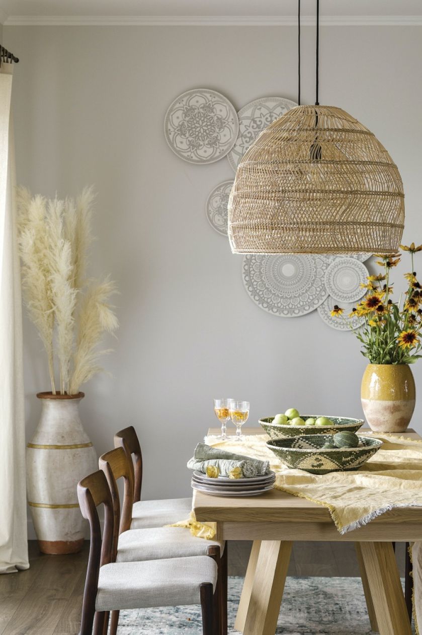 jadalnia w stylu modern farmhouse