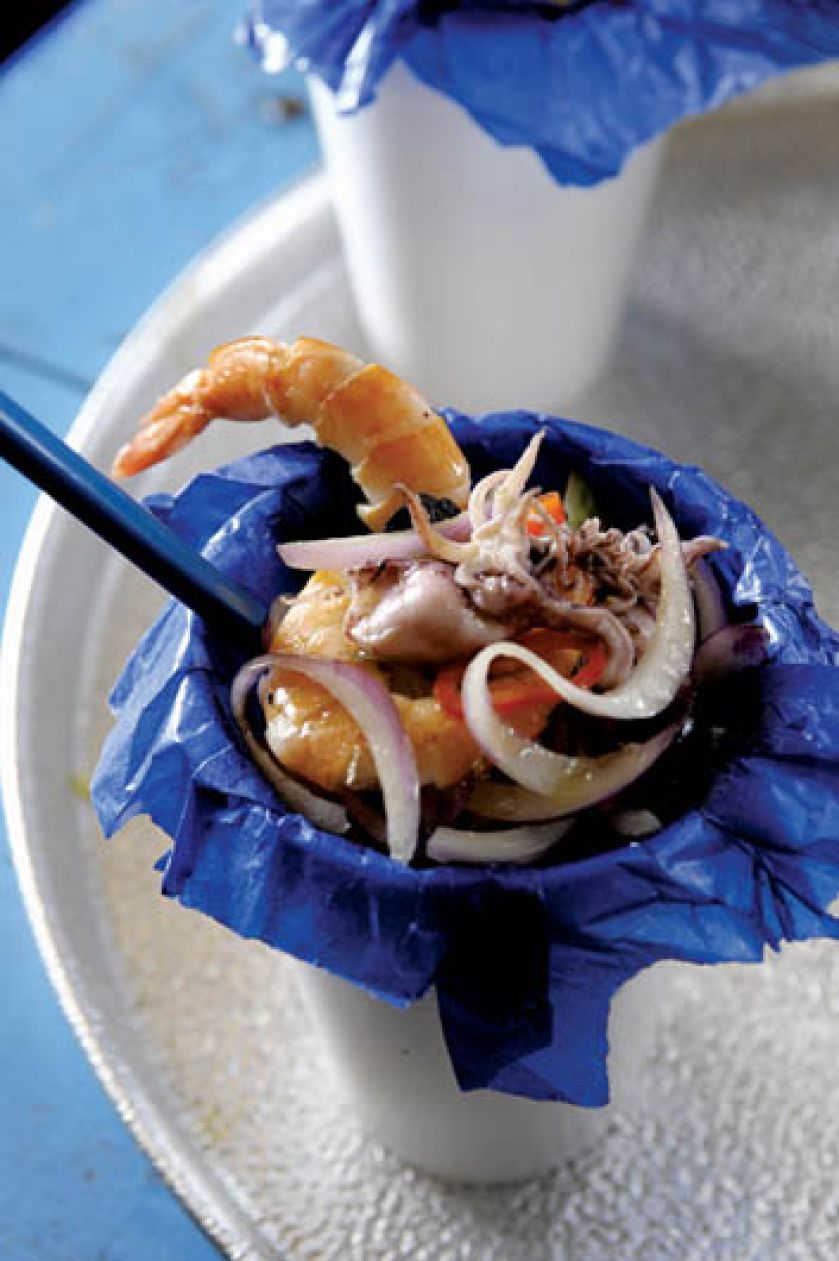 Kalmary na sposób kataloński. Greckie smakołyki