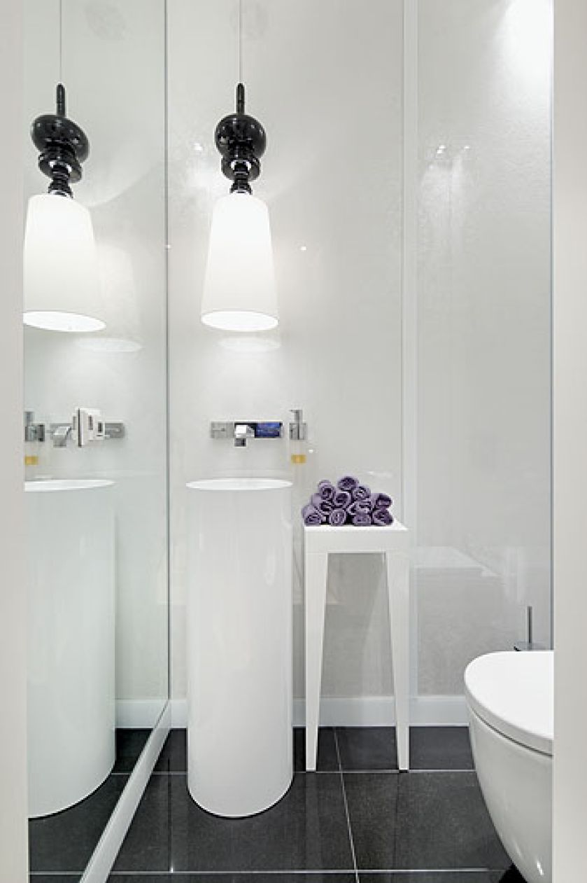 Biały dom z odrobiną beżu