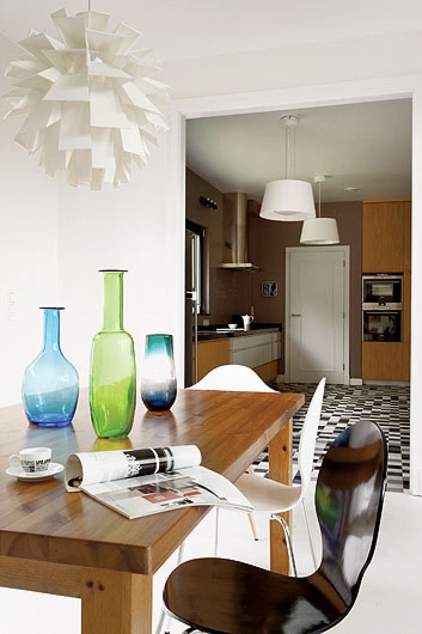 Lampę nad stół (Norm 69) gospodarze składali sami. Czuli się jak na zajęciach praktyczno-technicznych w podstawówce.