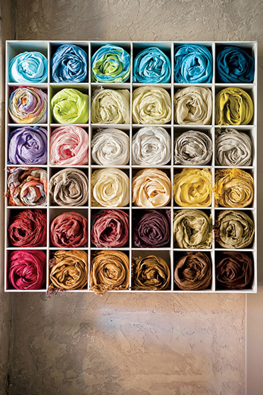 Len we wszytkich kolorach w Lnianym Zaułku.