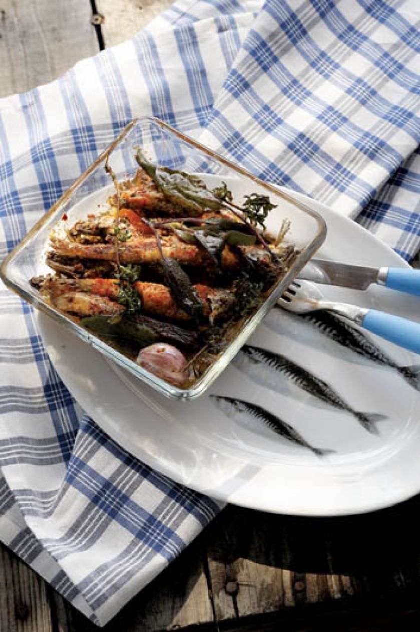 Marynowane sardynki. Greckie smakołyki