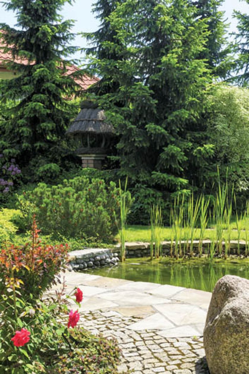 Aranżacja ogrodu nad rzeką