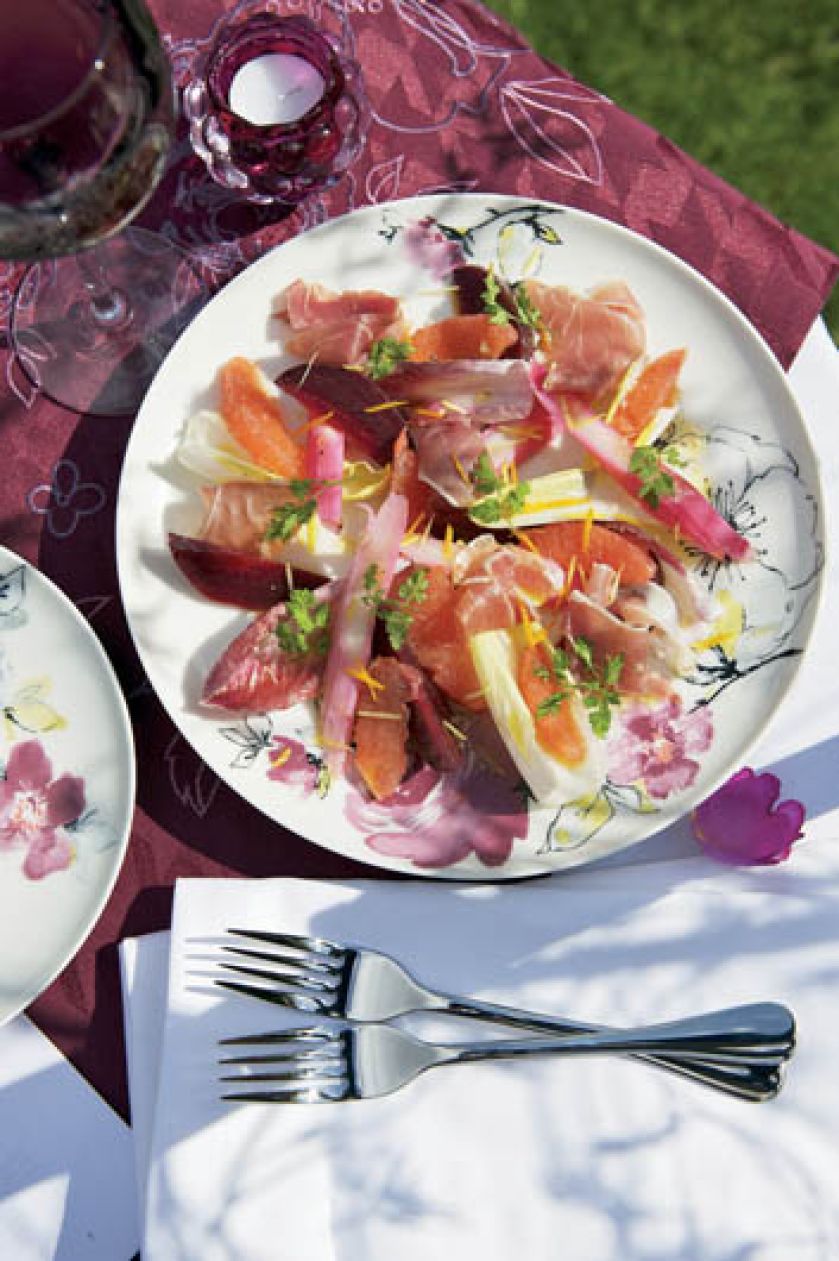 Potrawka z jagnięciny z rabarbarem. Rabarbarowa uczta