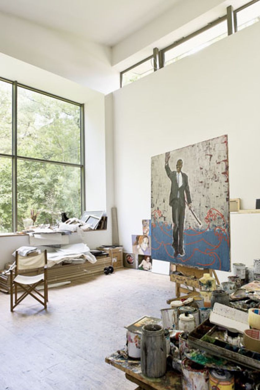 Pracownia i dom artysty. Tu tworzy Michał Zaborowski.