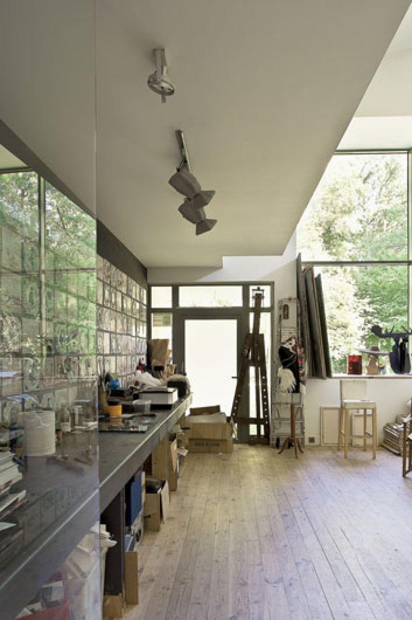 Pracownia i dom artysty. Tu tworzy Michał Zaborowski.